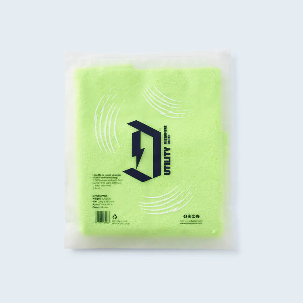Duel Utility Dual-Sided Microfibre Cloth