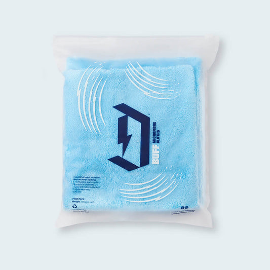 Duel Buff Microfibre Cloths Twin Pack